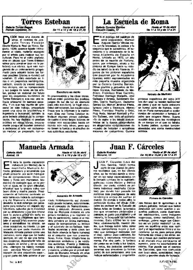 ABC MADRID 04-04-1985 página 74