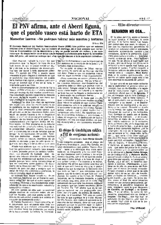 ABC MADRID 05-04-1985 página 17