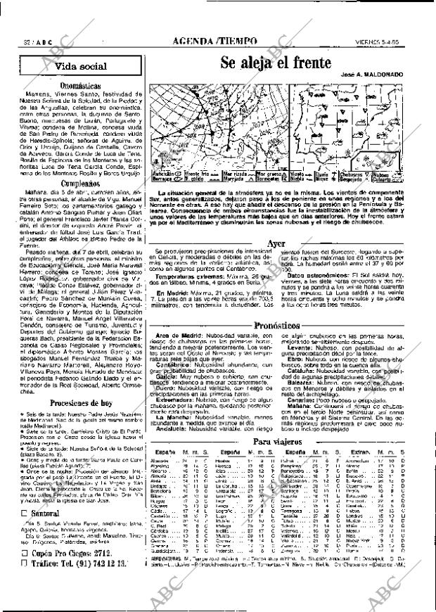 ABC MADRID 05-04-1985 página 32