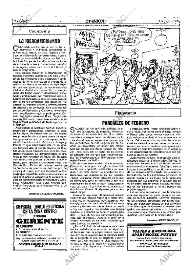 ABC MADRID 07-04-1985 página 18
