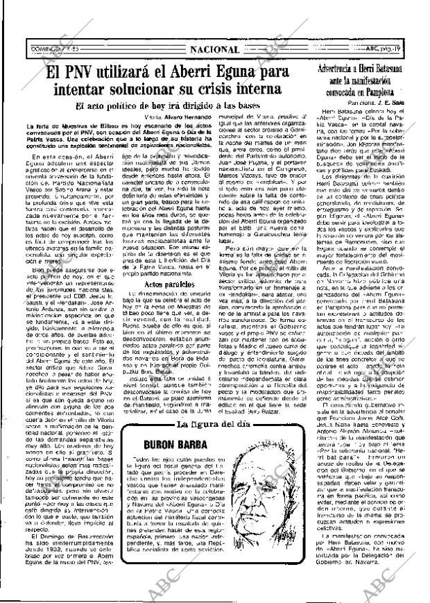 ABC MADRID 07-04-1985 página 19