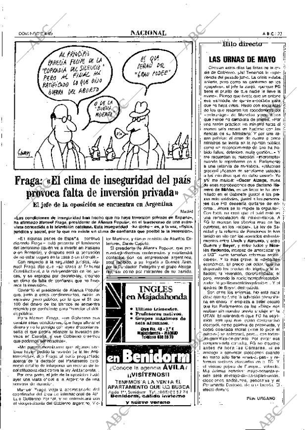 ABC MADRID 07-04-1985 página 23