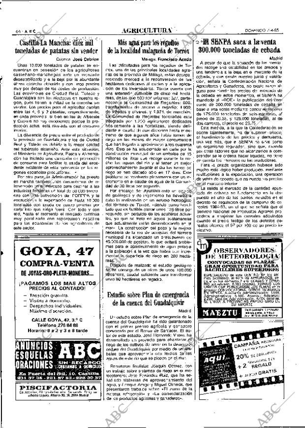 ABC MADRID 07-04-1985 página 64