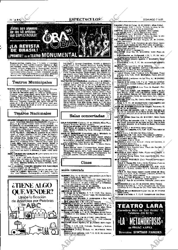 ABC MADRID 07-04-1985 página 76