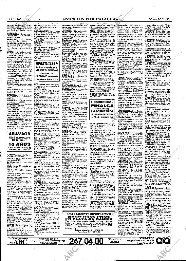 ABC MADRID 07-04-1985 página 84