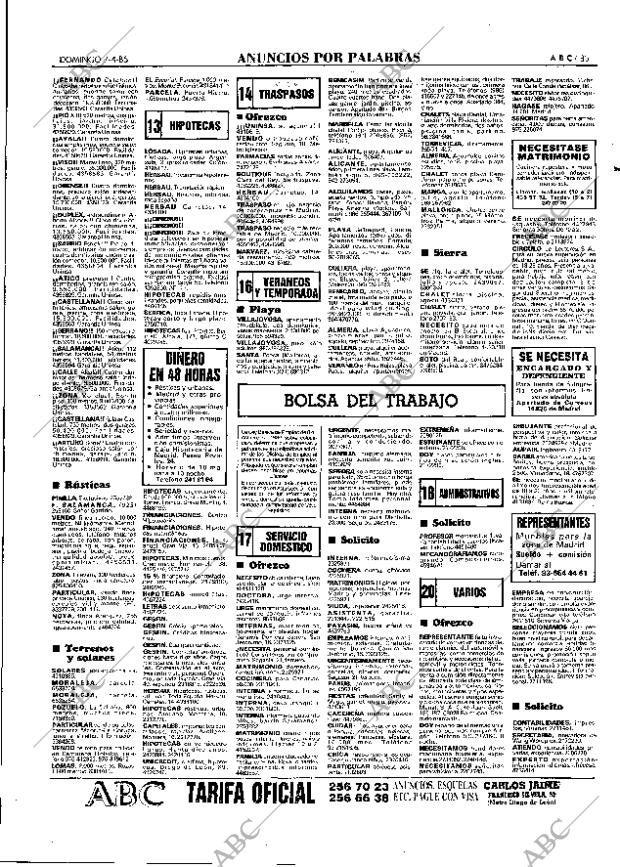 ABC MADRID 07-04-1985 página 85