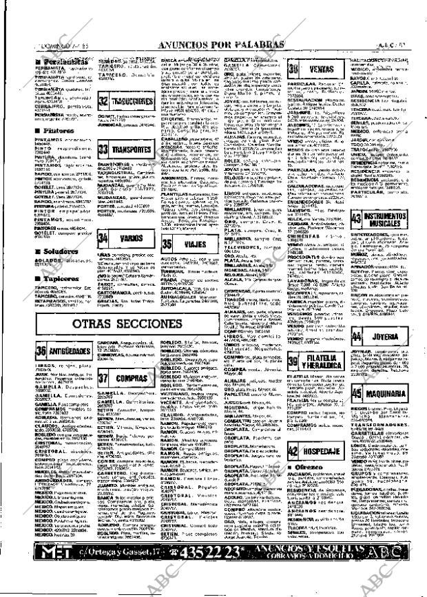 ABC MADRID 07-04-1985 página 87