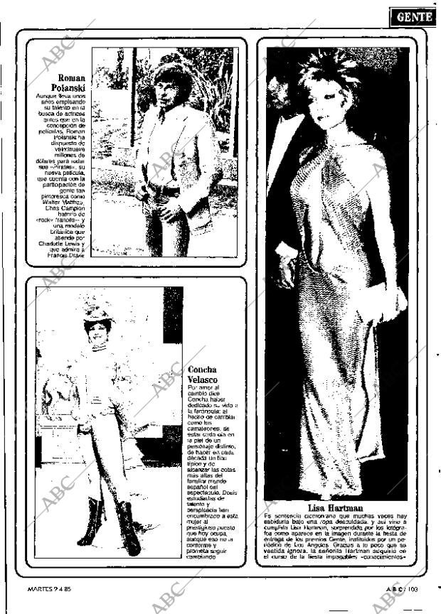 ABC MADRID 09-04-1985 página 103