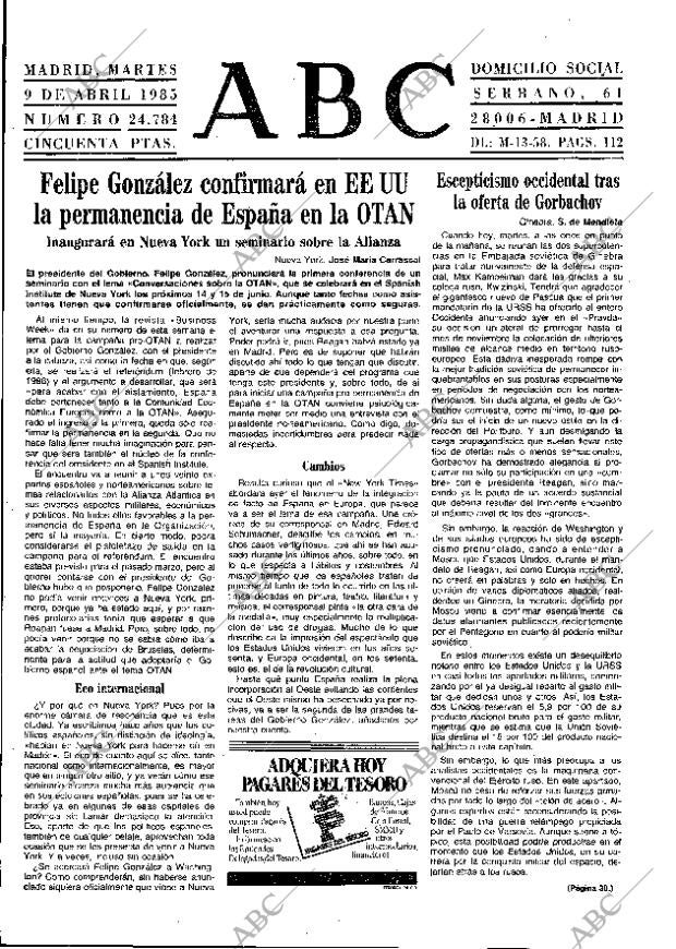 ABC MADRID 09-04-1985 página 13