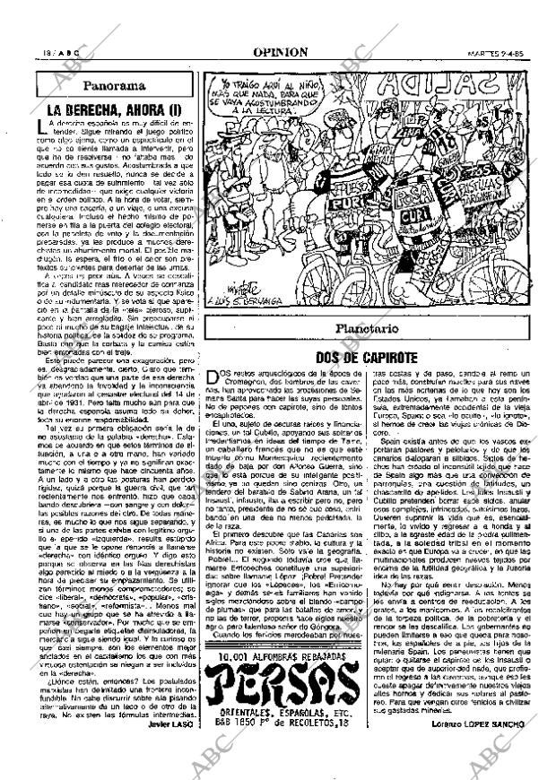 ABC MADRID 09-04-1985 página 18