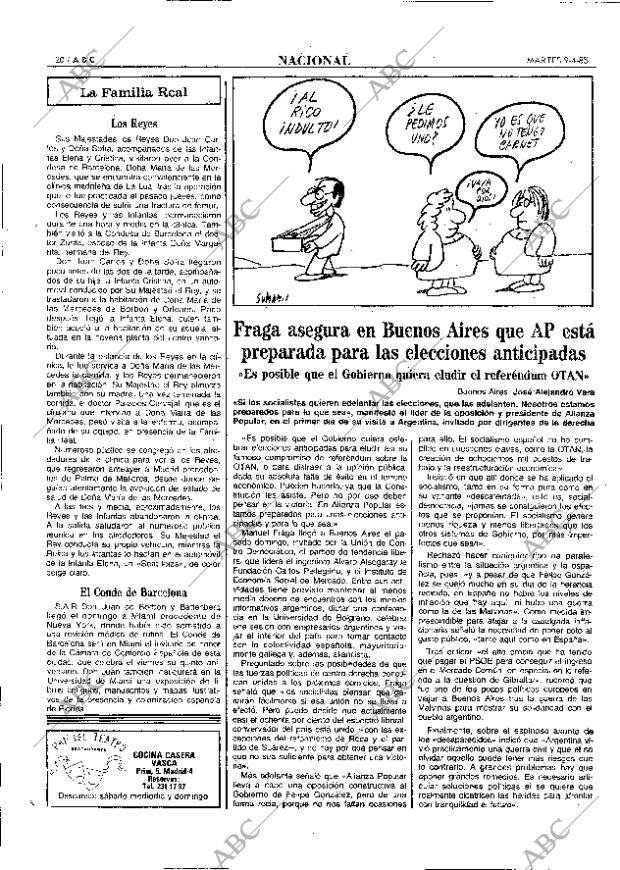 ABC MADRID 09-04-1985 página 20