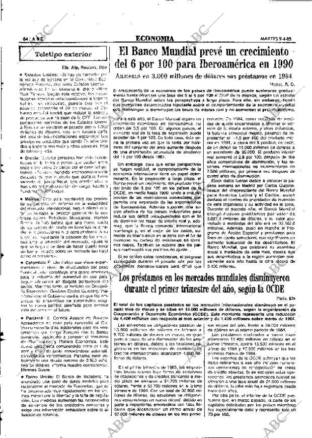ABC MADRID 09-04-1985 página 64