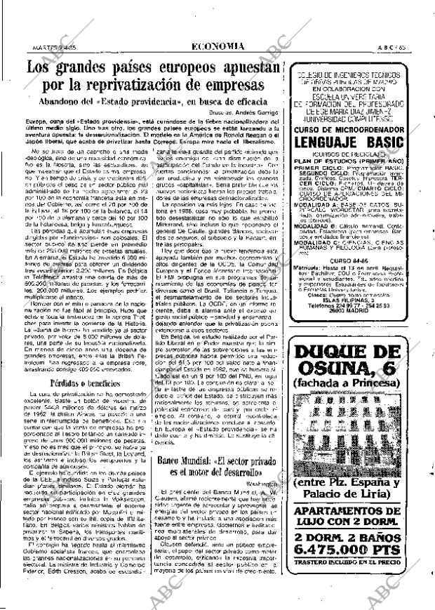 ABC MADRID 09-04-1985 página 65