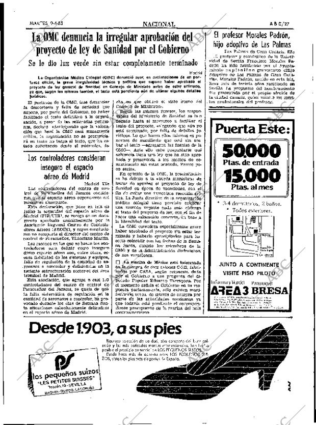 ABC SEVILLA 09-04-1985 página 27