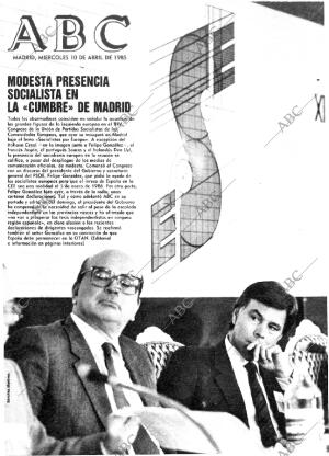 ABC MADRID 10-04-1985 página 1