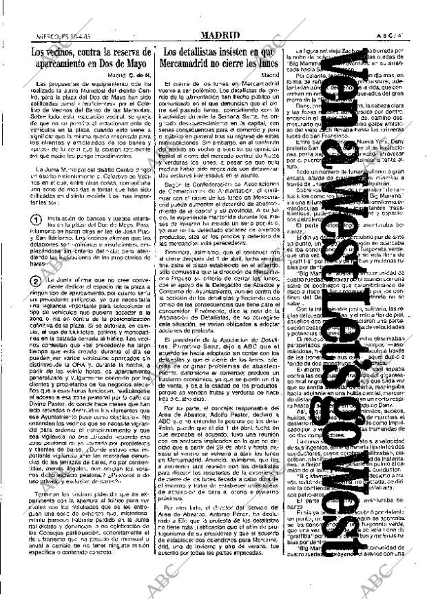 ABC MADRID 10-04-1985 página 41