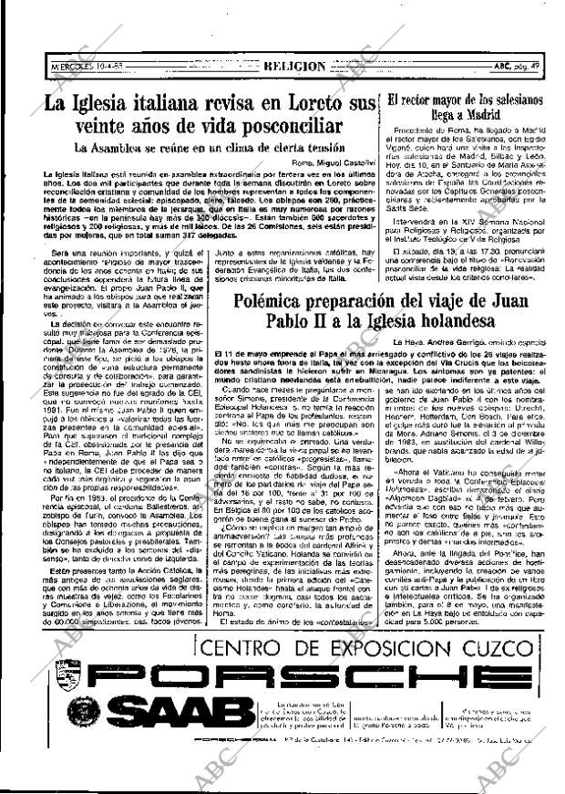 ABC MADRID 10-04-1985 página 49