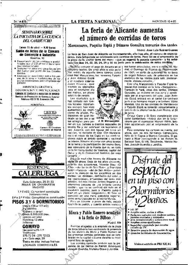 ABC MADRID 10-04-1985 página 54