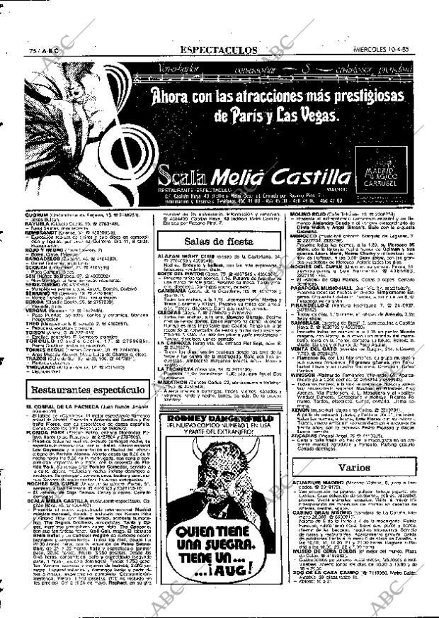 ABC MADRID 10-04-1985 página 76