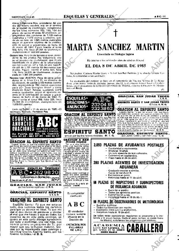 ABC MADRID 10-04-1985 página 91