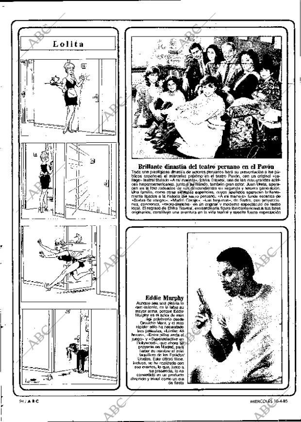 ABC MADRID 10-04-1985 página 94