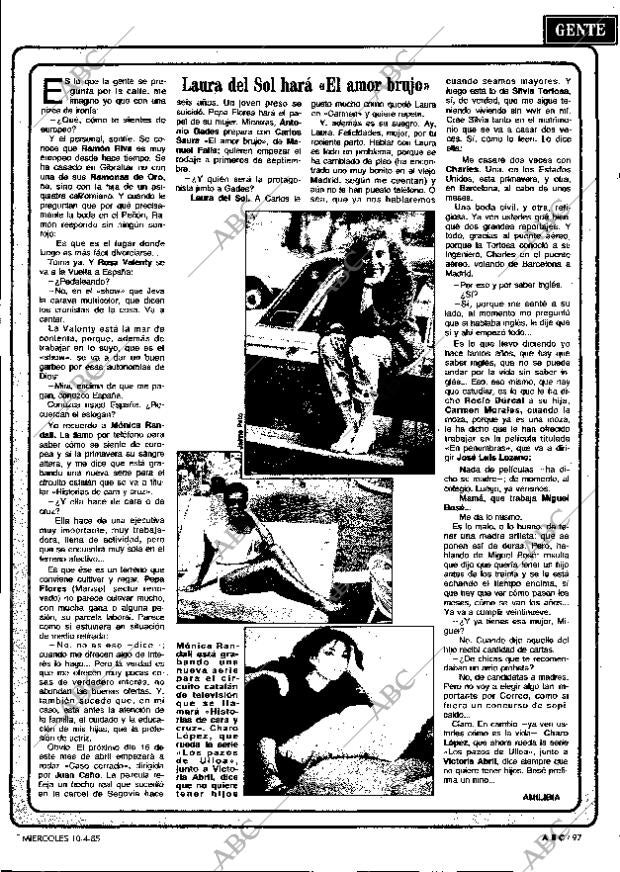 ABC MADRID 10-04-1985 página 97