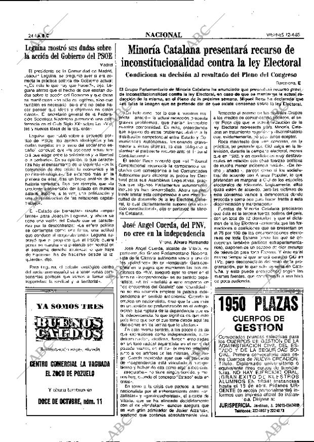 ABC MADRID 12-04-1985 página 24