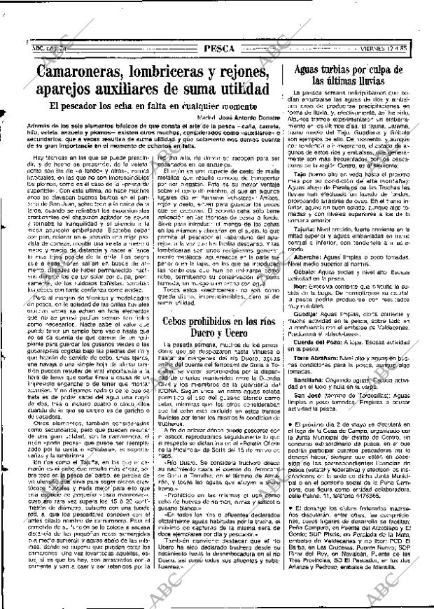 ABC MADRID 12-04-1985 página 74