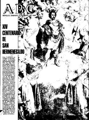 ABC SEVILLA 13-04-1985 página 1