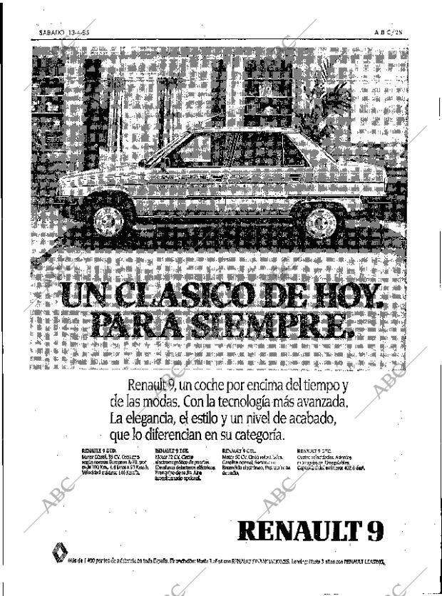 ABC SEVILLA 13-04-1985 página 25