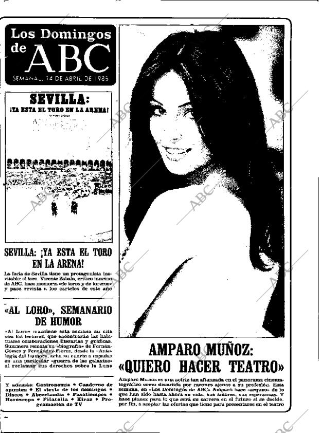 ABC SEVILLA 13-04-1985 página 74