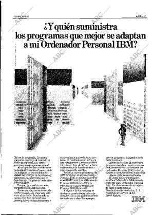 ABC MADRID 15-04-1985 página 47