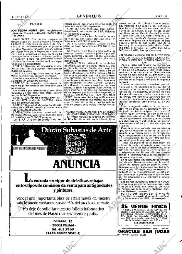 ABC MADRID 15-04-1985 página 97