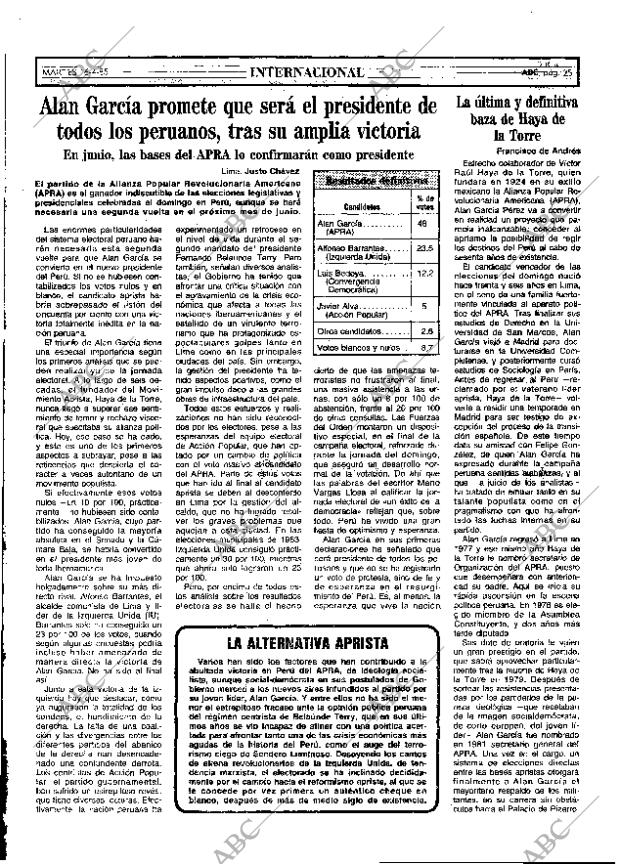 ABC MADRID 16-04-1985 página 25