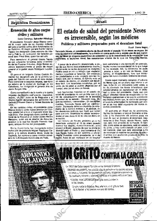 ABC MADRID 16-04-1985 página 29