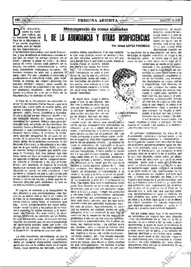 ABC MADRID 16-04-1985 página 32