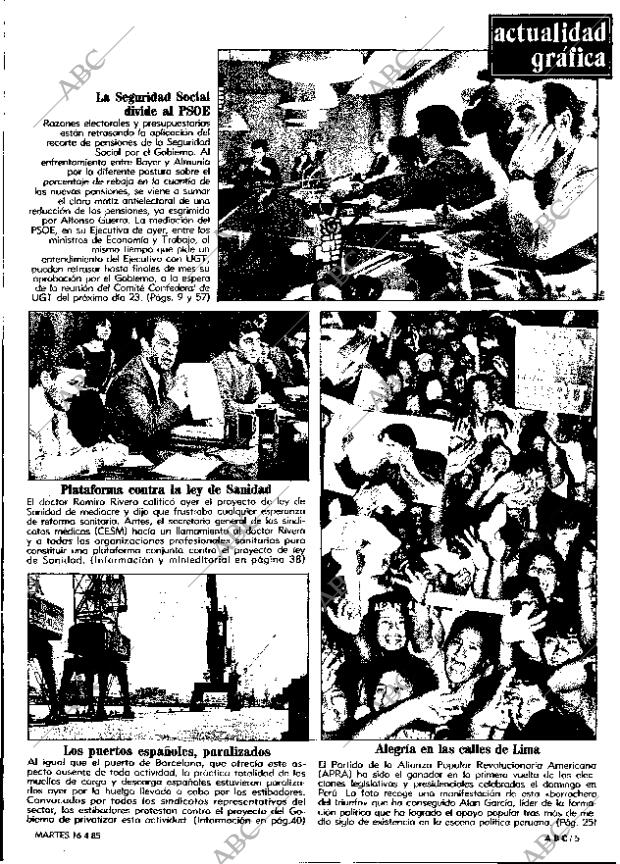 ABC MADRID 16-04-1985 página 5