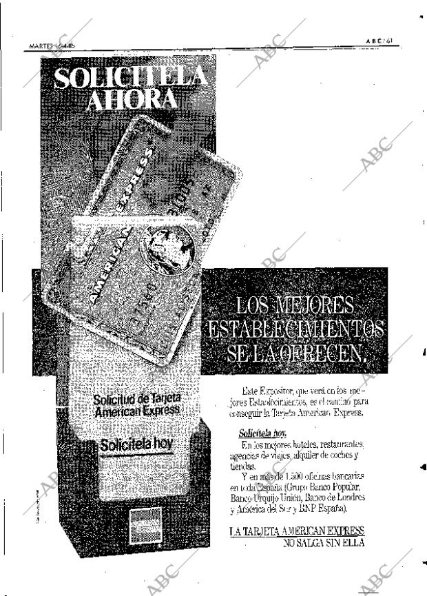 ABC MADRID 16-04-1985 página 61