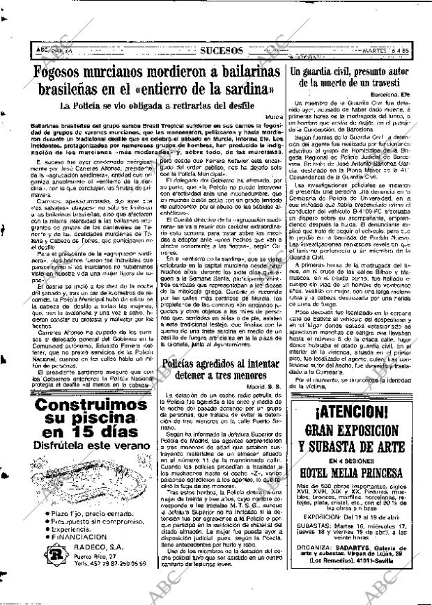 ABC MADRID 16-04-1985 página 66