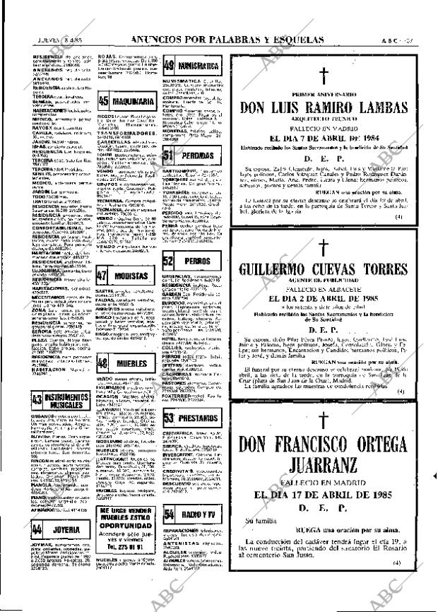 ABC MADRID 18-04-1985 página 107