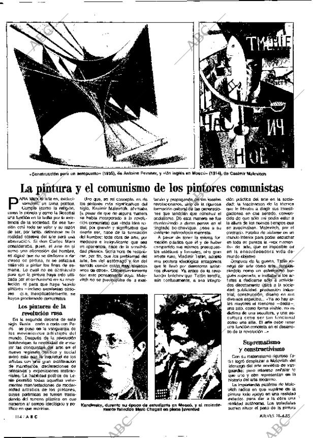 ABC MADRID 18-04-1985 página 114