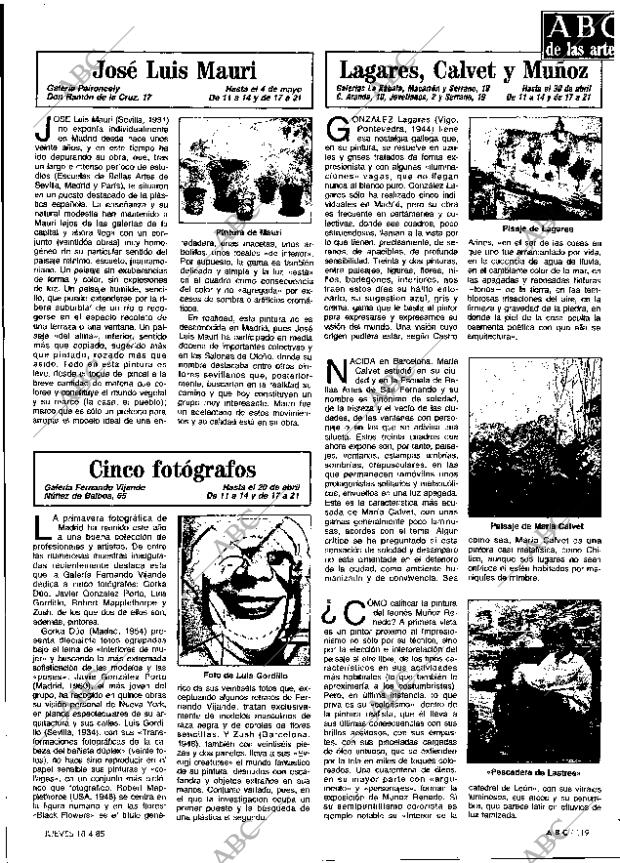 ABC MADRID 18-04-1985 página 119