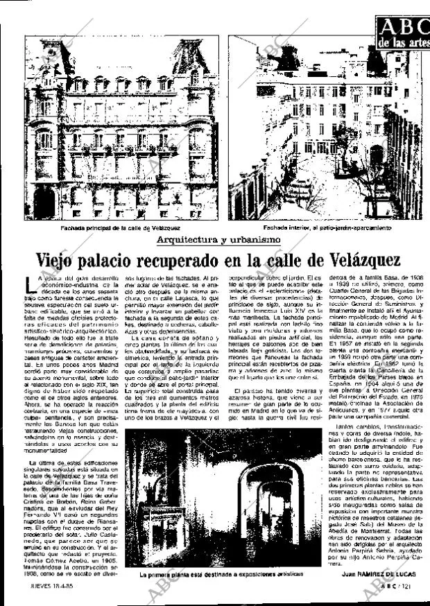 ABC MADRID 18-04-1985 página 121