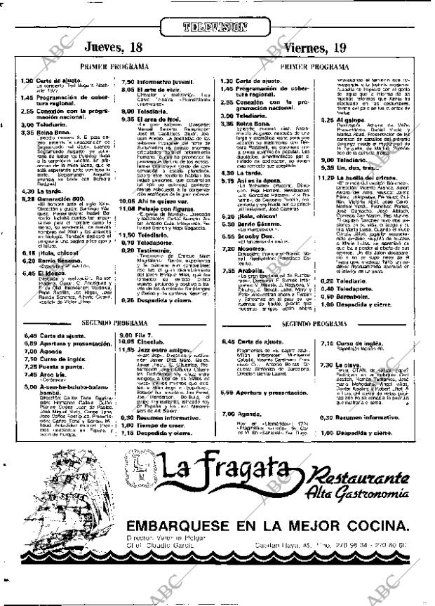 ABC MADRID 18-04-1985 página 126