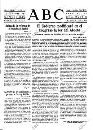 ABC MADRID 18-04-1985 página 17