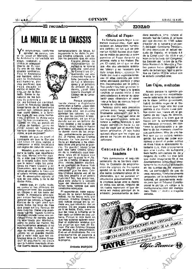 ABC MADRID 18-04-1985 página 20
