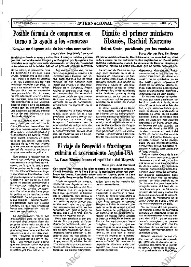 ABC MADRID 18-04-1985 página 35