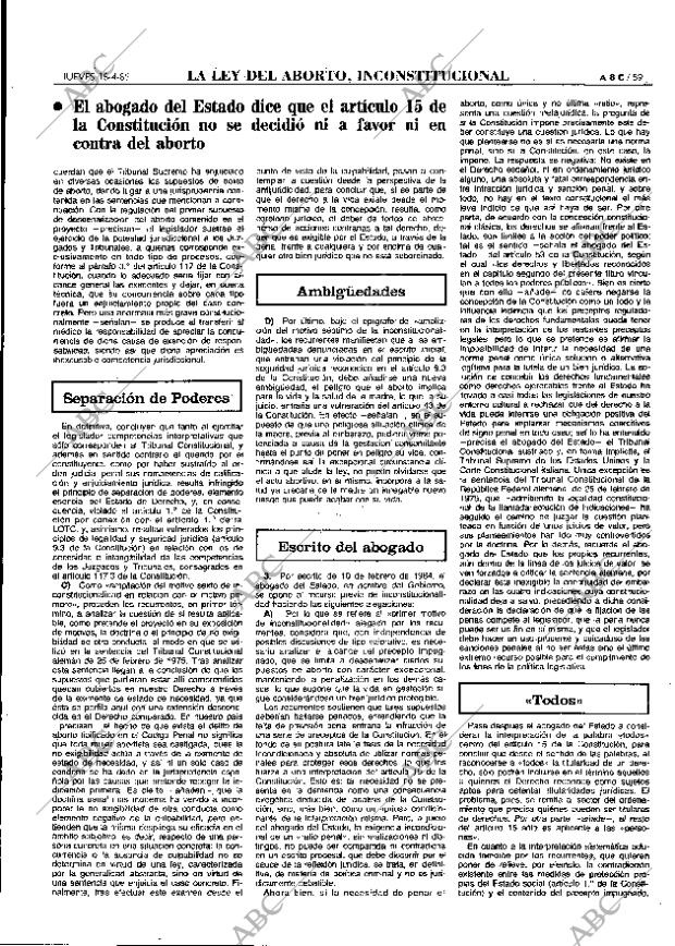 ABC MADRID 18-04-1985 página 59