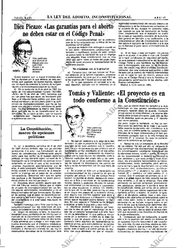 ABC MADRID 18-04-1985 página 69