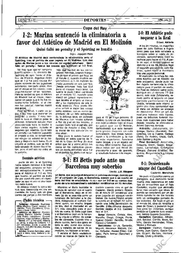 ABC MADRID 18-04-1985 página 81